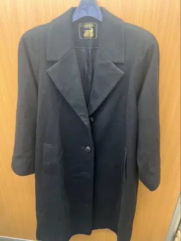 고급 캐시미어 100% 여성용 롱 코트 블랙 겨울 의류 아우터 방한