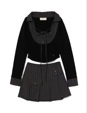 andmary robin girls 세트업 그레이 상의만