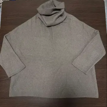 쉽스 SHIPS 터틀넥 니트 카키