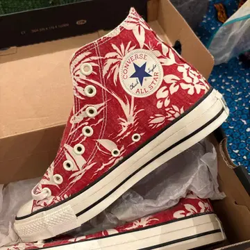 CONVERSE ALL STAR 플라워 프린트 하이컷 알로하 패턴