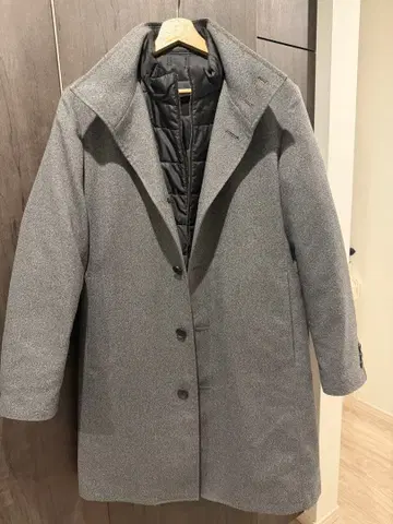COMME CA MEN 라이너 포함 코트 M 사이즈 그레이