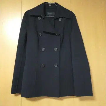 리스테아 RESTIR 블랙 피 코트 자켓 38