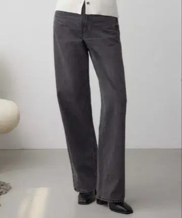 AZUL DENIM 하이웨스트 와이드 데님