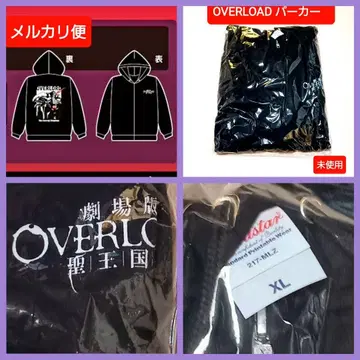 극장판 OVERLORD 성왕국편 후드티 블랙 XL 사이즈 미사용