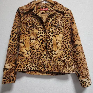 레오파드 무늬 자켓 M 사이즈