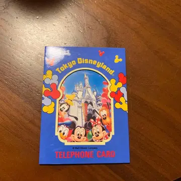 미사용 telephone card 디즈니