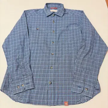 foxfire true to nature 체크 무늬 긴팔 셔츠 large