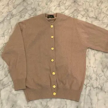 새상품 Dorlad 100% 캐시미어 코코아 베이지 가디건