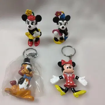 미니 마우스 피규어 키링 4개 세트