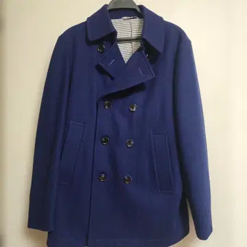 블루 피 코트 L 사이즈