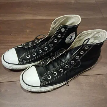 Converse All Star 블랙 하이컷 스니커즈