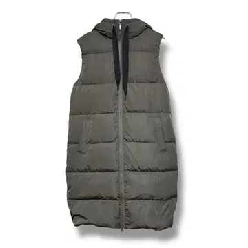 MAYSON GREY 다운 베스트 여성용 M 상당 롱 기장 후드 새상품급