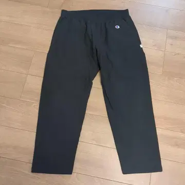 Champion x RHC 블랙 스웨트 팬츠 별주 콜라보