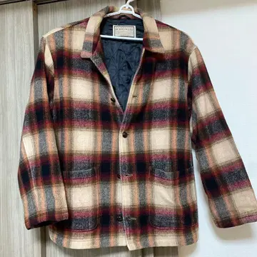 체크 무늬 캐주얼 자켓