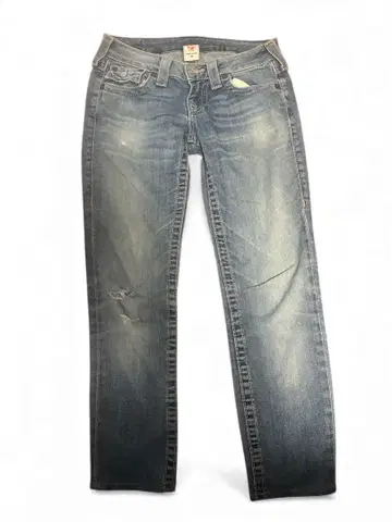 [ 새상품급 ] TRUE RELIGION 라이트 블루 스트레이트 청바지