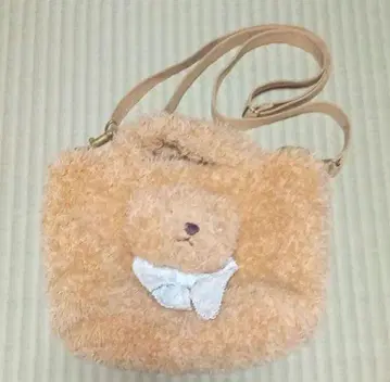 원더풀 월드 곰 인조 모피 미니백