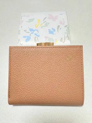 황궁 한정판 미사용 새상품 가마구치 지갑 베이지 모카 [ 당일 발송 ]