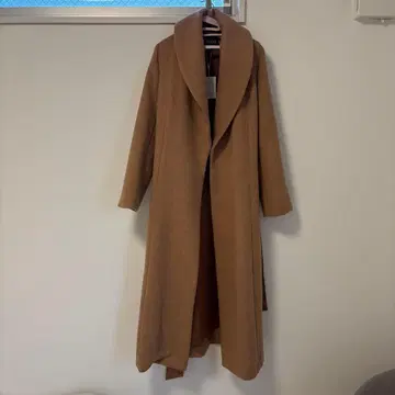 Emiria Wiz 에밀리아 위즈 엘레강트 롱 코트 카멜