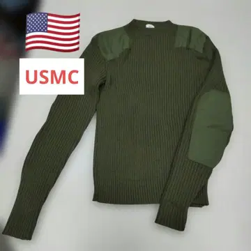미군 실물 80s USMC 커맨드 스웨터 울 42 USA제 새상품급