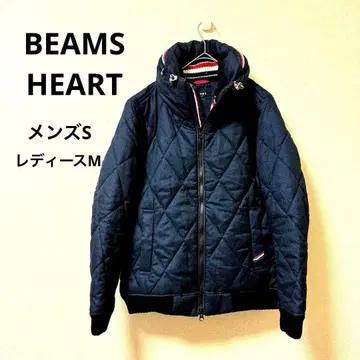 남녀 OK BEAMS HEART 남성용 S 패딩 자켓 네이비