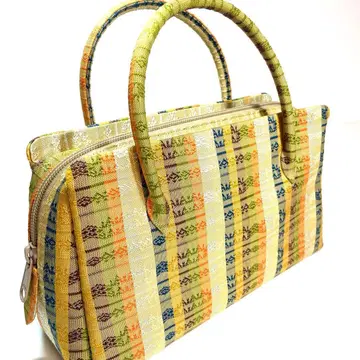 니시진 비단 핸드백 리큐 백 일본 의류