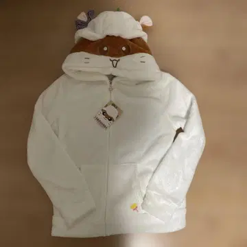 M 사이즈 산리오 코로코로쿠리링  보들보들 후드티 미사용 새상품