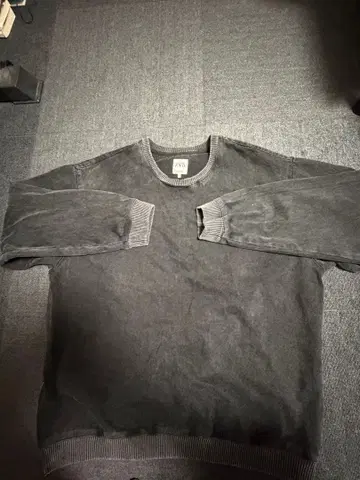 ZARA 다크 그레이 크루넥 트레이닝복