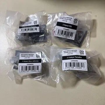 MAN WITH A MISSION 캡슐 토이 4개 세트