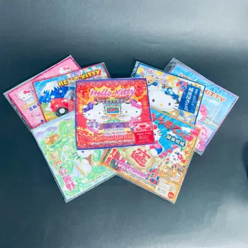 산리오 헬로키티 지역 한정판 미니 타월 7장 세트 타월 손수건