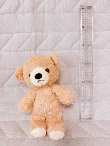 [ 동심 ] 곰, 봉제 인형, 21cm, 브라운 (단종 원단)