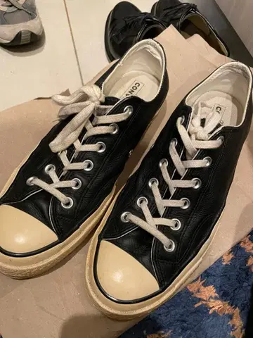 컨버스 ct70 가죽 스니커즈