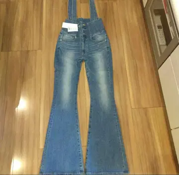 EGOIST 데님 플레어 팬츠 하이웨스트