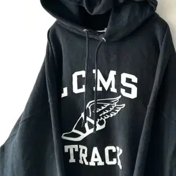 저지스 LCMS TRACK 맨투맨 후드티 XL 블랙 구제 의류