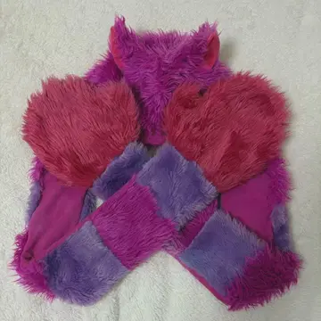 디즈니 체셔 고양이 머플러 캡