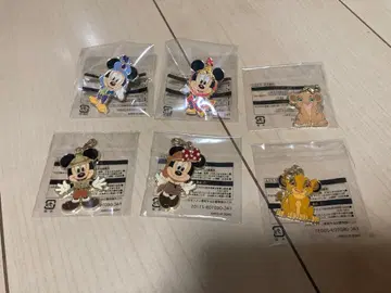디즈니 핀 배지 6개 세트