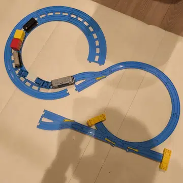 프라레일 화물 열차 복선 곡선 턴아웃 레일