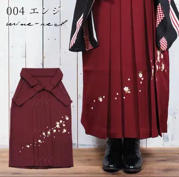 졸업식 하카마 크림슨 SS 사이즈