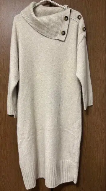 ships 폭스 울 니트 원피스