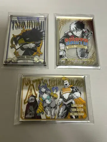 나의 히어로 아카데미아 원화전 펍 거울풍 아크릴 스티커 컬렉션