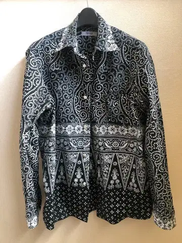 District UNITED ARROWS 유나이티드 애로우즈 패턴 셔츠