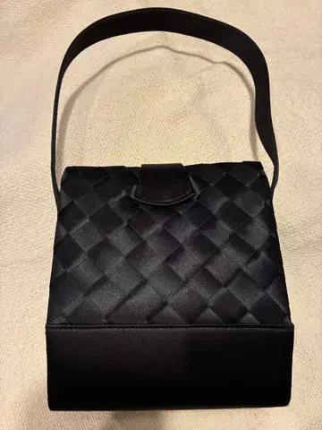 뜨개질 디자인 블랙 포멀 백