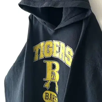 길단 타이거즈 BAHS 후드티 L 블랙 구제 의류