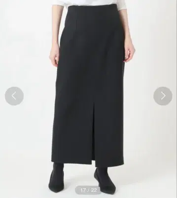 IENA 이에나 멜톤 롱 슬릿 스커트