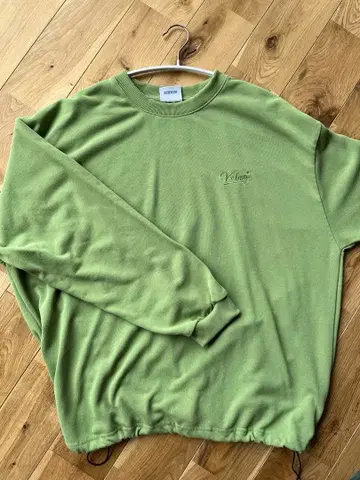 keboz 자수 로고 트레이닝복 라이트 그린