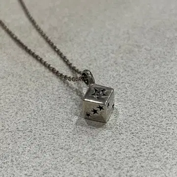 binich 비니치 다이스 주사위 실버 별 모양 펜던트 목걸이