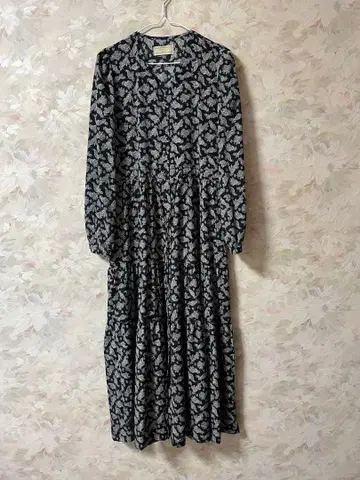 sahriLONDON 페이즐리 무늬 원피스