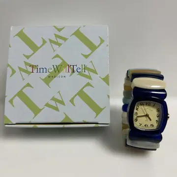 Time Will Tell 타임위르텔 손목시계 블루 M