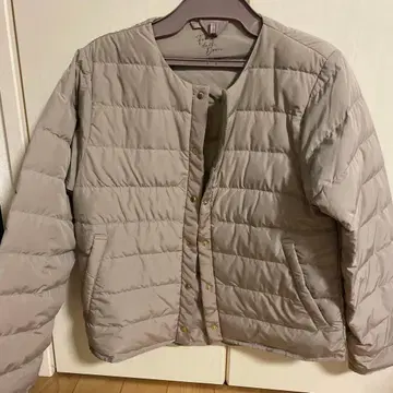 프렌치 덕 다운 베이지 자켓 M 사이즈 에니팜
