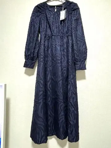 어반 리서치 자카드 롱 슬리브 원피스 드레스 새상품