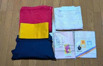 하카마 이샤쿠소데 세트 빨간색